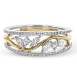 Fashion Ring in 18k Gold with Diamonds - Simon G. Jewelry