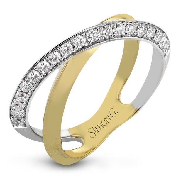 Fashion Ring in 18k Gold with Diamonds - Simon G. Jewelry