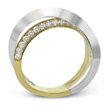 Fashion Ring in 18k Gold with Diamonds - Simon G. Jewelry