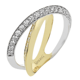 Fashion Ring in 18k Gold with Diamonds - Simon G. Jewelry