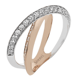 Fashion Ring in 18k Gold with Diamonds - Simon G. Jewelry