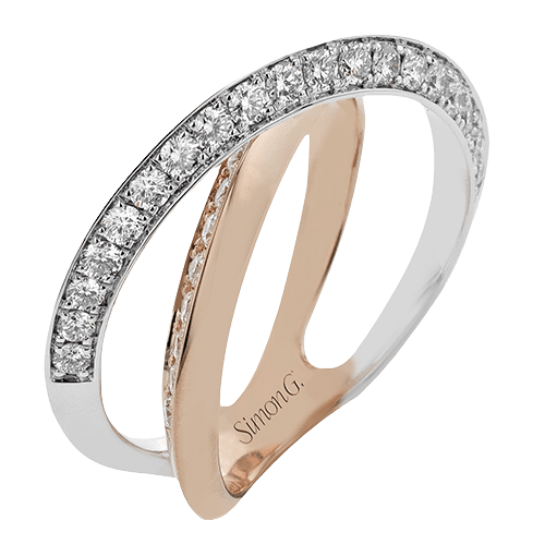 Fashion Ring in 18k Gold with Diamonds - Simon G. Jewelry