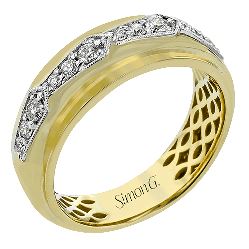 Fashion Ring in 18k Gold with Diamonds - Simon G. Jewelry