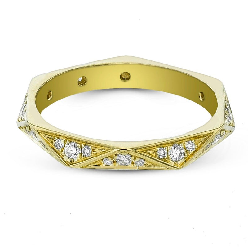 Fashion Ring in 18k Gold with Diamonds - Simon G. Jewelry