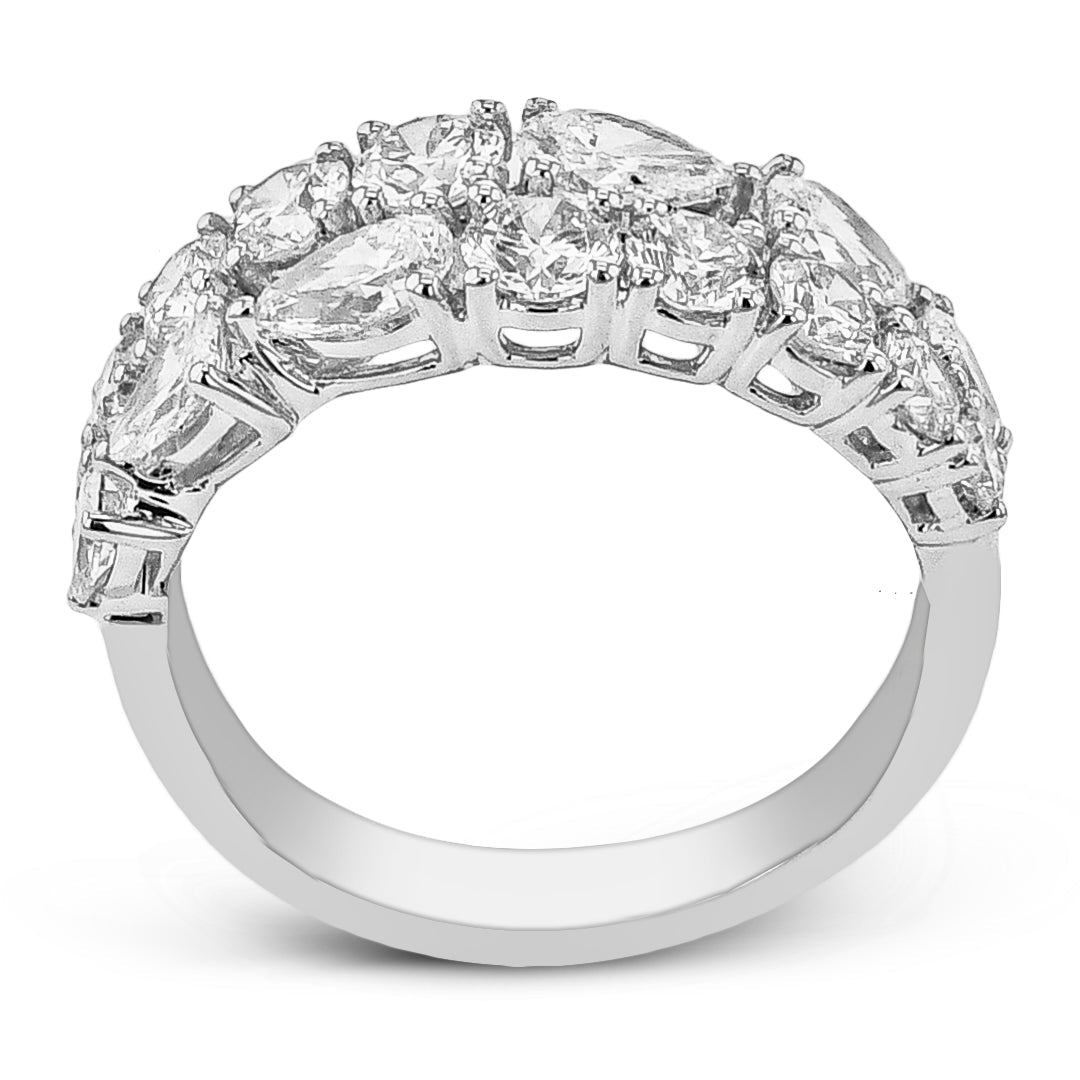 Fashion Ring in 18k Gold with Diamonds - Simon G. Jewelry