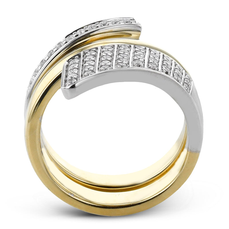 Fashion Ring in 18k Gold with Diamonds - Simon G. Jewelry