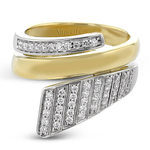 Fashion Ring in 18k Gold with Diamonds - Simon G. Jewelry