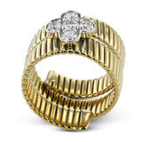 Fashion Ring In 18k Gold With Diamonds - Simon G. Jewelry