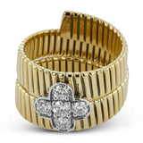 Fashion Ring In 18k Gold With Diamonds - Simon G. Jewelry