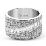 Fashion Ring in 18k Gold with Diamonds - Simon G. Jewelry