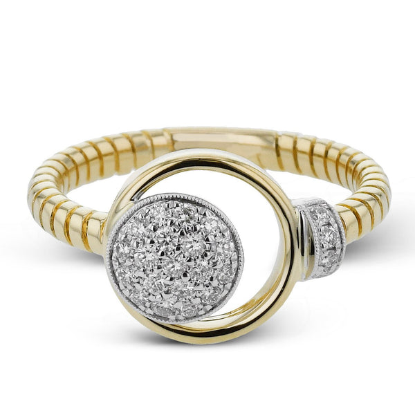 Fashion Ring in 18k Gold with Diamonds - Simon G. Jewelry