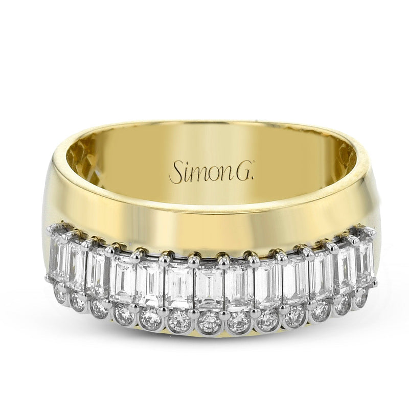 Fashion Ring In 18k Gold With Diamonds - Simon G. Jewelry