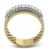 Fashion Ring In 18k Gold With Diamonds - Simon G. Jewelry