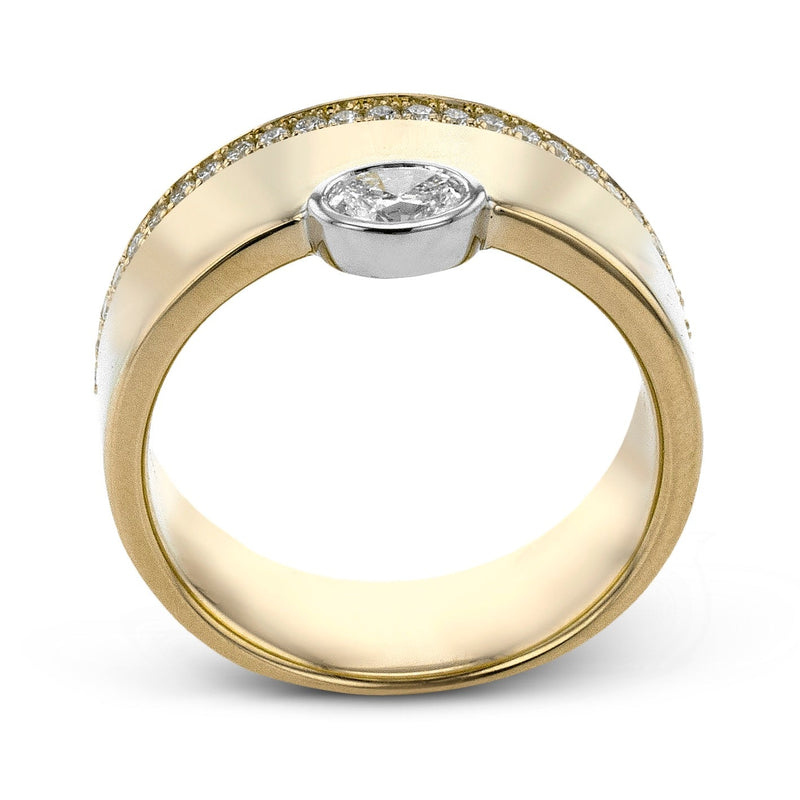 Fashion Ring in 18k Gold with Diamonds - Simon G. Jewelry