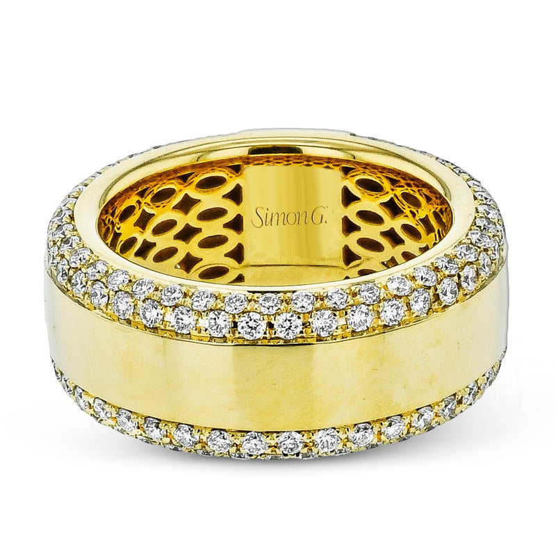 Fashion Ring in 18k Gold with Diamonds - Simon G. Jewelry