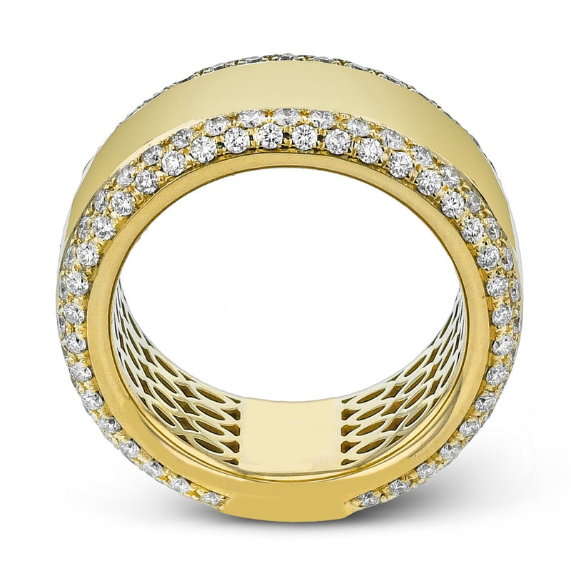Fashion Ring in 18k Gold with Diamonds - Simon G. Jewelry