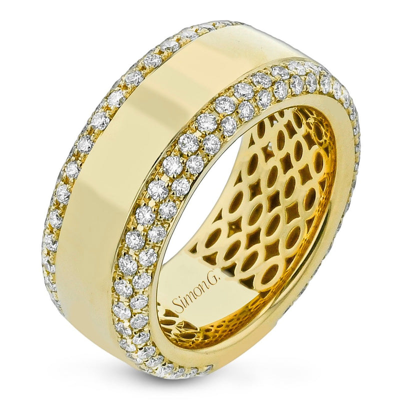 Fashion Ring in 18k Gold with Diamonds - Simon G. Jewelry