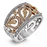 Fashion Ring in 18k Gold with Diamonds - Simon G. Jewelry