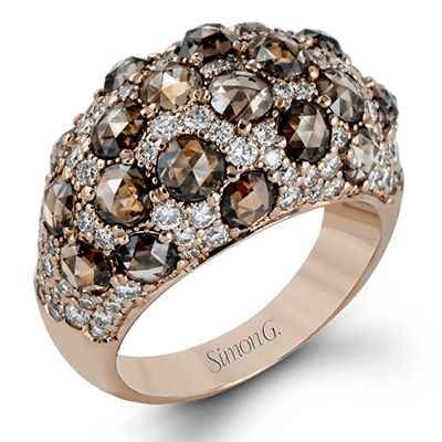 Fashion Ring in 18k Gold with Diamonds - Simon G. Jewelry