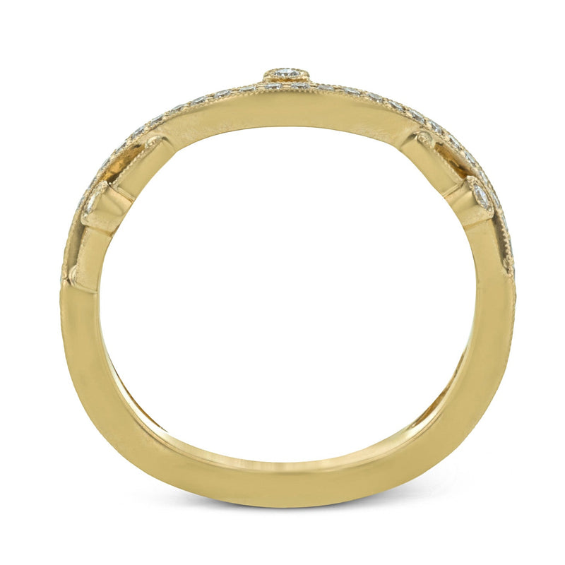 Fashion Ring In 18k Gold With Diamonds - Simon G. Jewelry