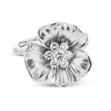 Flower Fashion Ring In 18k Gold With Diamonds - Simon G. Jewelry