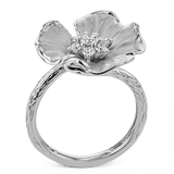 Flower Fashion Ring In 18k Gold With Diamonds - Simon G. Jewelry