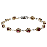 Gemstone Color Bracelet in 18k Gold with Diamonds - Simon G. Jewelry