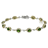 Gemstone Color Bracelet in 18k Gold with Diamonds - Simon G. Jewelry