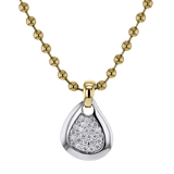 Gent Necklace in 18k Gold with Diamonds - Simon G. Jewelry