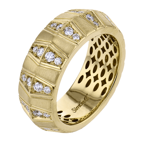 Geometric Diamond Fashion Ring - Simon G. Jewelry