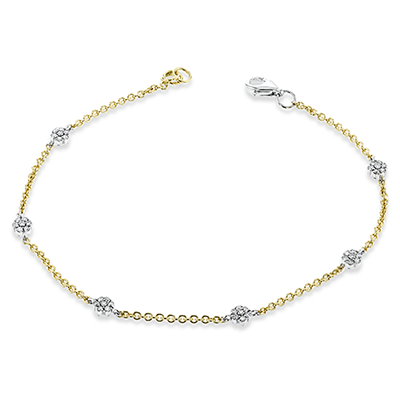 Harmonie Bracelet in 18K Gold with Diamonds - Simon G. Jewelry