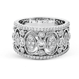 Harmonie Fashion Ring in 18k Gold with Diamonds - Simon G. Jewelry