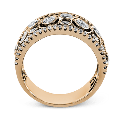 Harmonie Fashion Ring in 18k Gold with Diamonds - Simon G. Jewelry