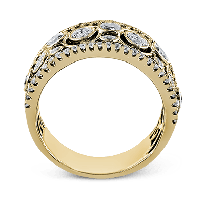 Harmonie Fashion Ring in 18k Gold with Diamonds - Simon G. Jewelry