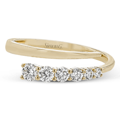Harmonie Fashion Ring In 18k Gold With Diamonds - Simon G. Jewelry