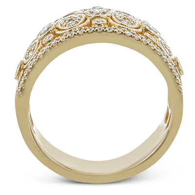 Harmonie Fashion Ring In 18k Gold With Diamonds - Simon G. Jewelry