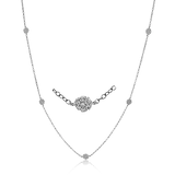 Harmonie Necklace in 18k Gold with Diamonds - Simon G. Jewelry