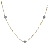 Harmonie Necklace in 18k Gold with Diamonds - Simon G. Jewelry