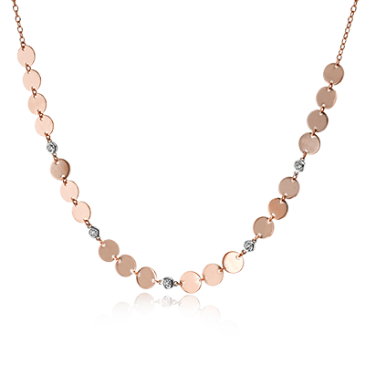 Harmonie Necklace in 18k Gold with Diamonds - Simon G. Jewelry