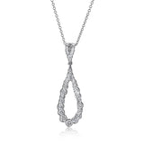 Harmonie Pendant Necklace in 18k Gold with Diamonds - Simon G. Jewelry