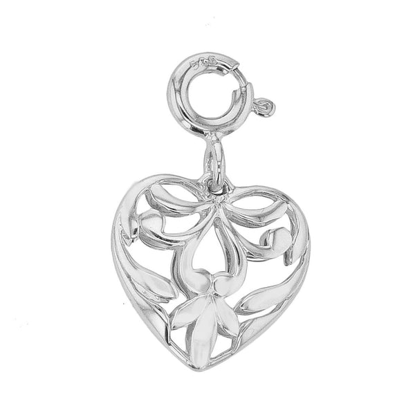 Heart Charm in 14k Gold - Simon G. Jewelry