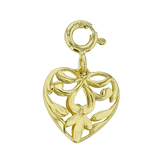 Heart Charm in 14k Gold - Simon G. Jewelry