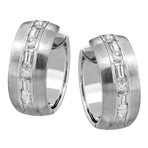 Hoop Earring in 18k Gold - Simon G. Jewelry