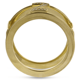 Initial Smart Ring Jacket in 14k Gold with Diamonds - Simon G. Jewelry