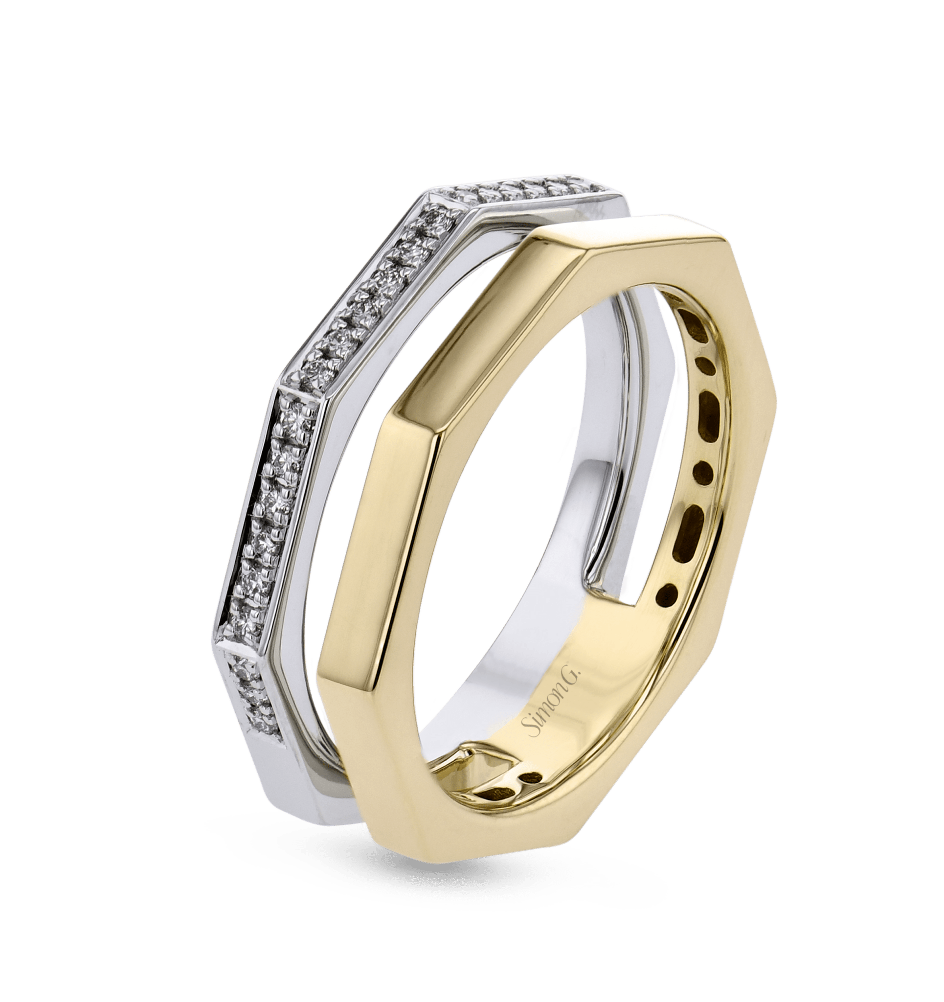 Layered Diamond Fashion Ring - Simon G. Jewelry