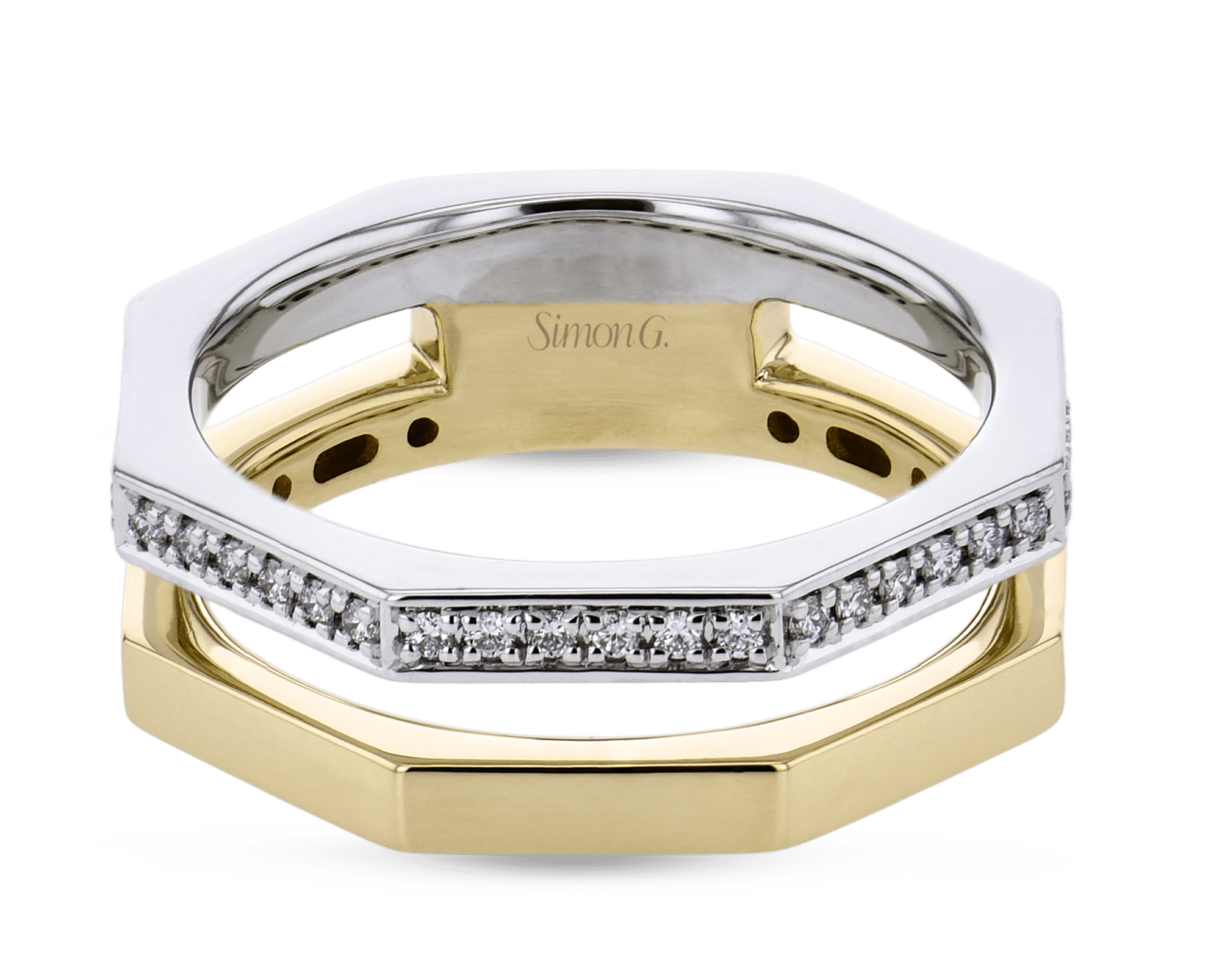 Layered Diamond Fashion Ring - Simon G. Jewelry