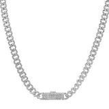 Lock Necklace in 14k Gold with Diamonds - Simon G. Jewelry