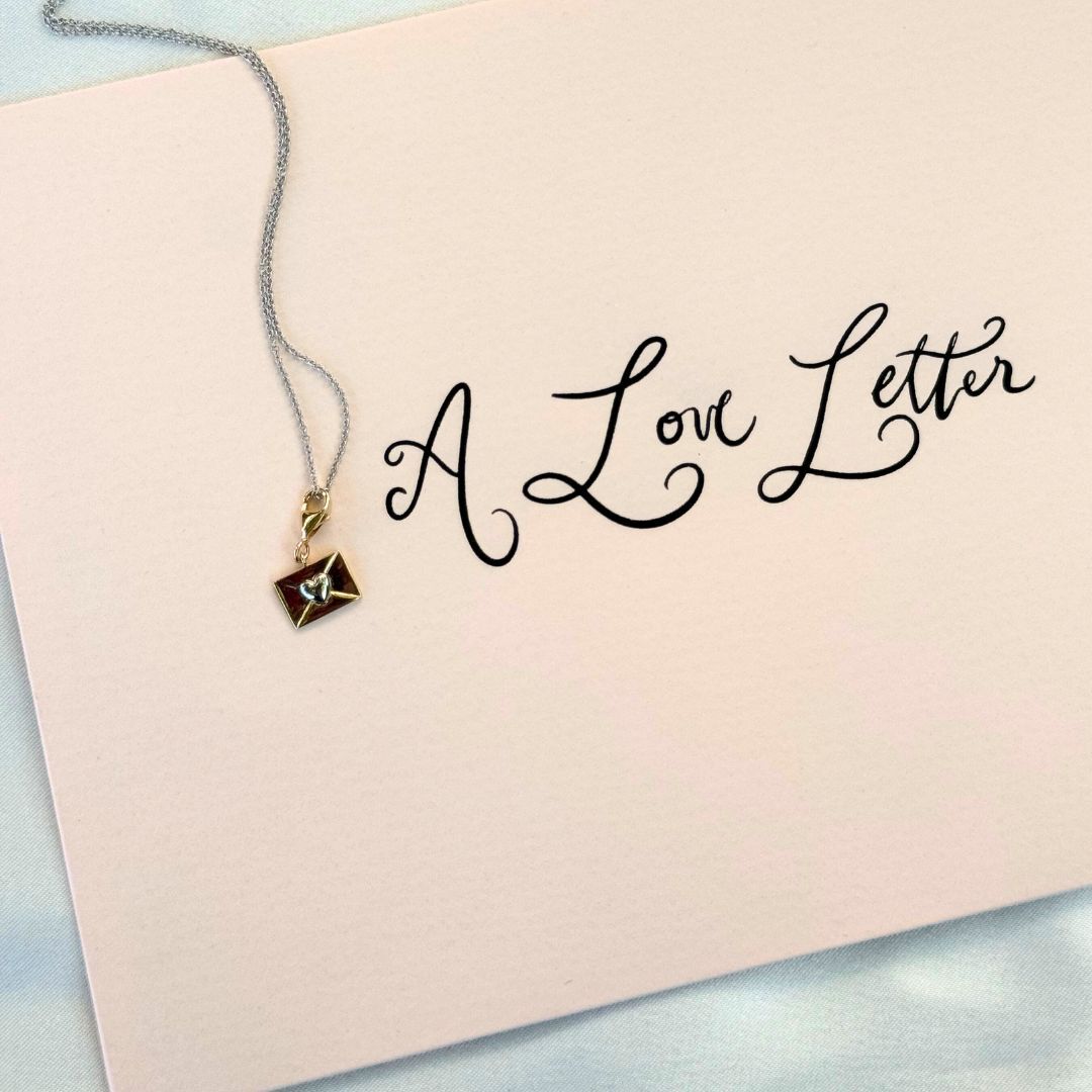 Love Letter Charm in 14k Gold - Simon G. Jewelry