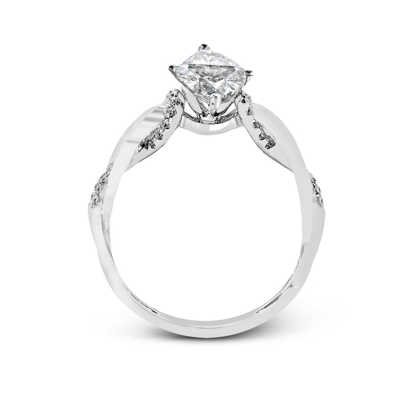 Marquise - Cut Criss - Cross Engagement Ring In 18k Gold With Diamonds - Simon G. Jewelry