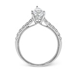 Marquise - Cut Engagement Ring In 18k Gold With Diamonds - Simon G. Jewelry